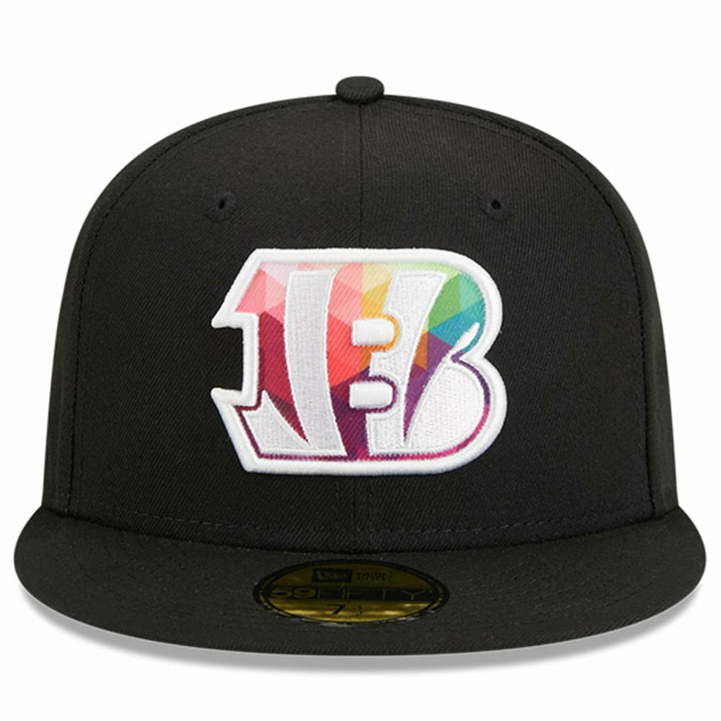 Cincinnati Bengals New Era 2023 NFL Crucial Catch 59FIFTY Fitted Hat - Black Hats