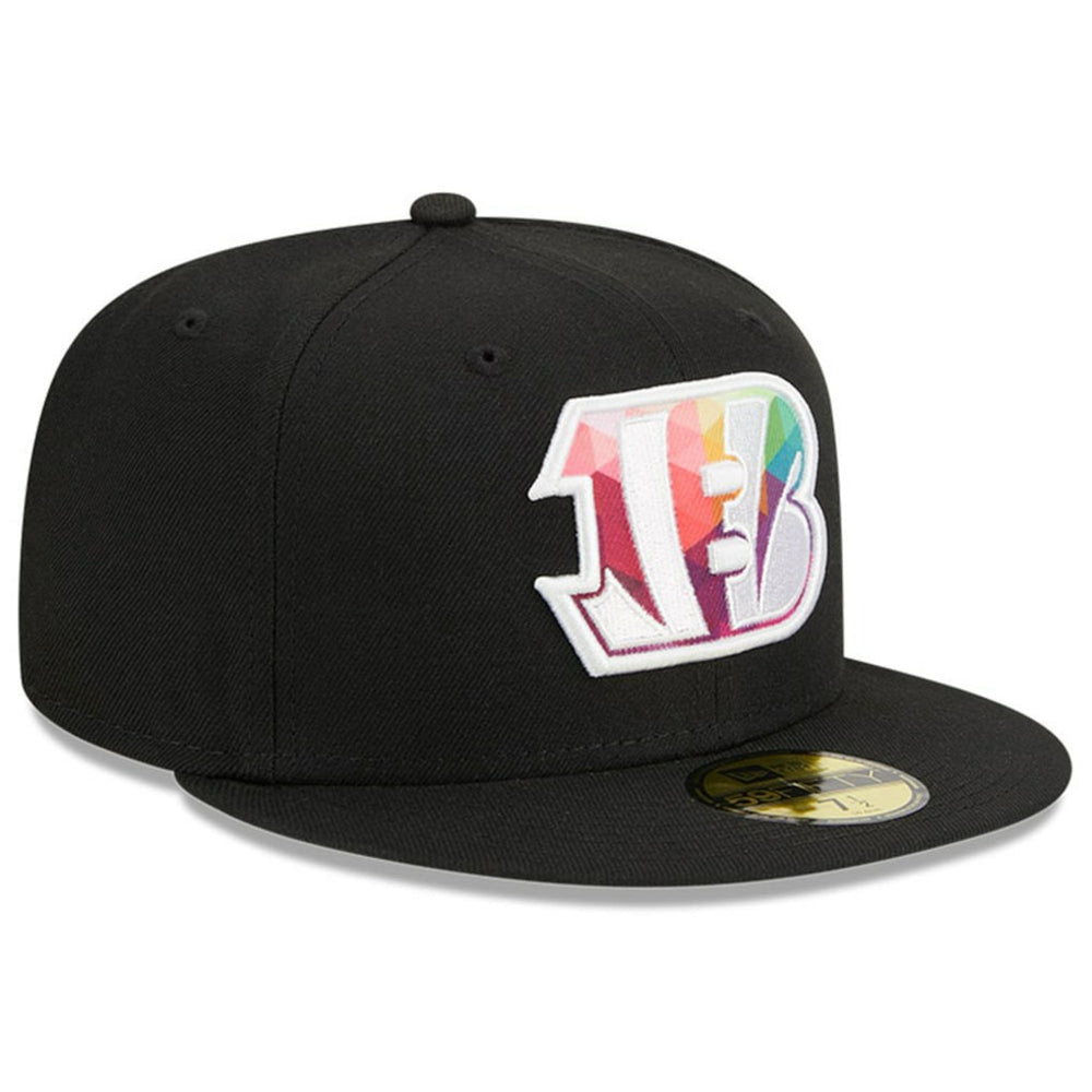 Cincinnati Bengals New Era 2023 NFL Crucial Catch 59FIFTY Fitted Hat - Black Hats