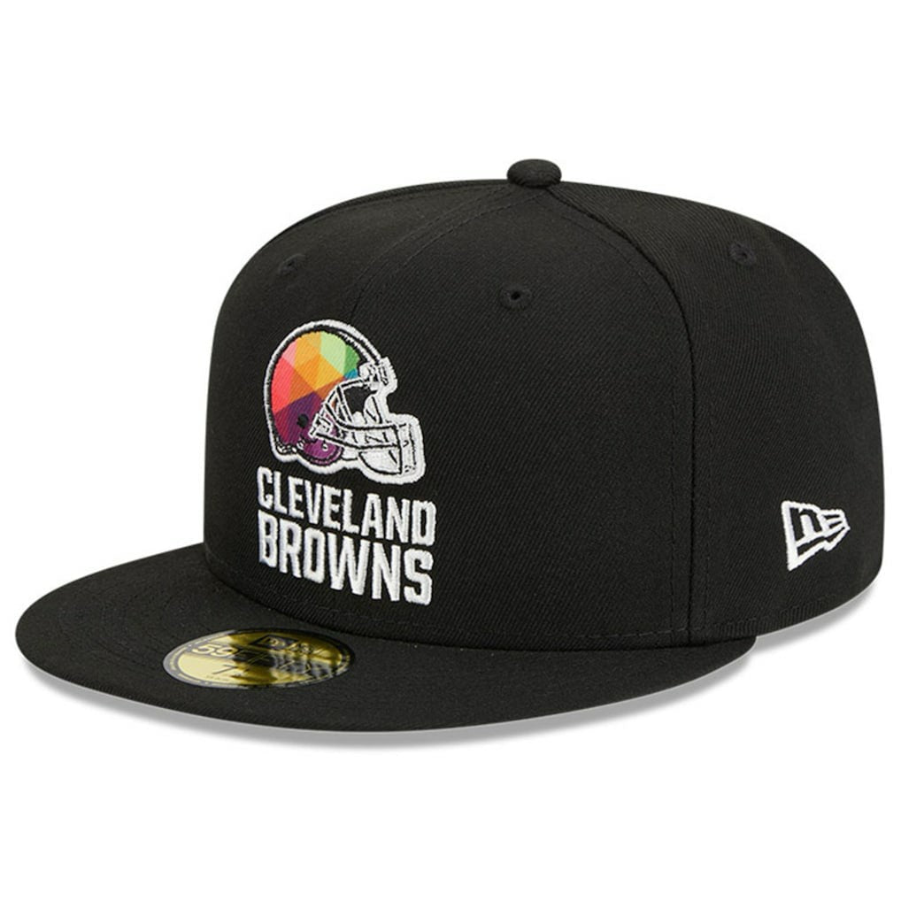 Cleveland Browns New Era 2023 NFL Crucial Catch 59FIFTY Fitted Hat - Black Hats