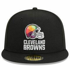 Cleveland Browns New Era 2023 NFL Crucial Catch 59FIFTY Fitted Hat - Black Hats