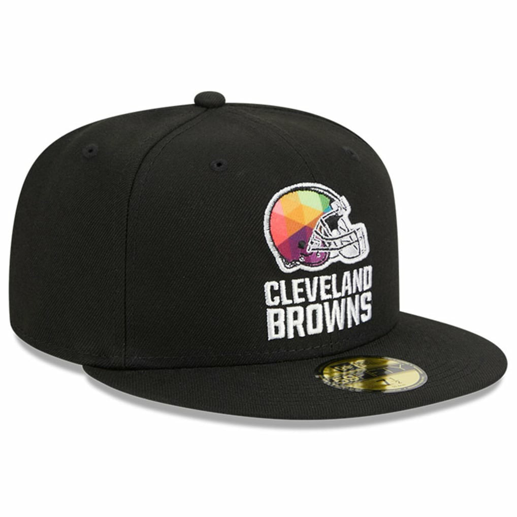 Cleveland Browns New Era 2023 NFL Crucial Catch 59FIFTY Fitted Hat - Black Hats