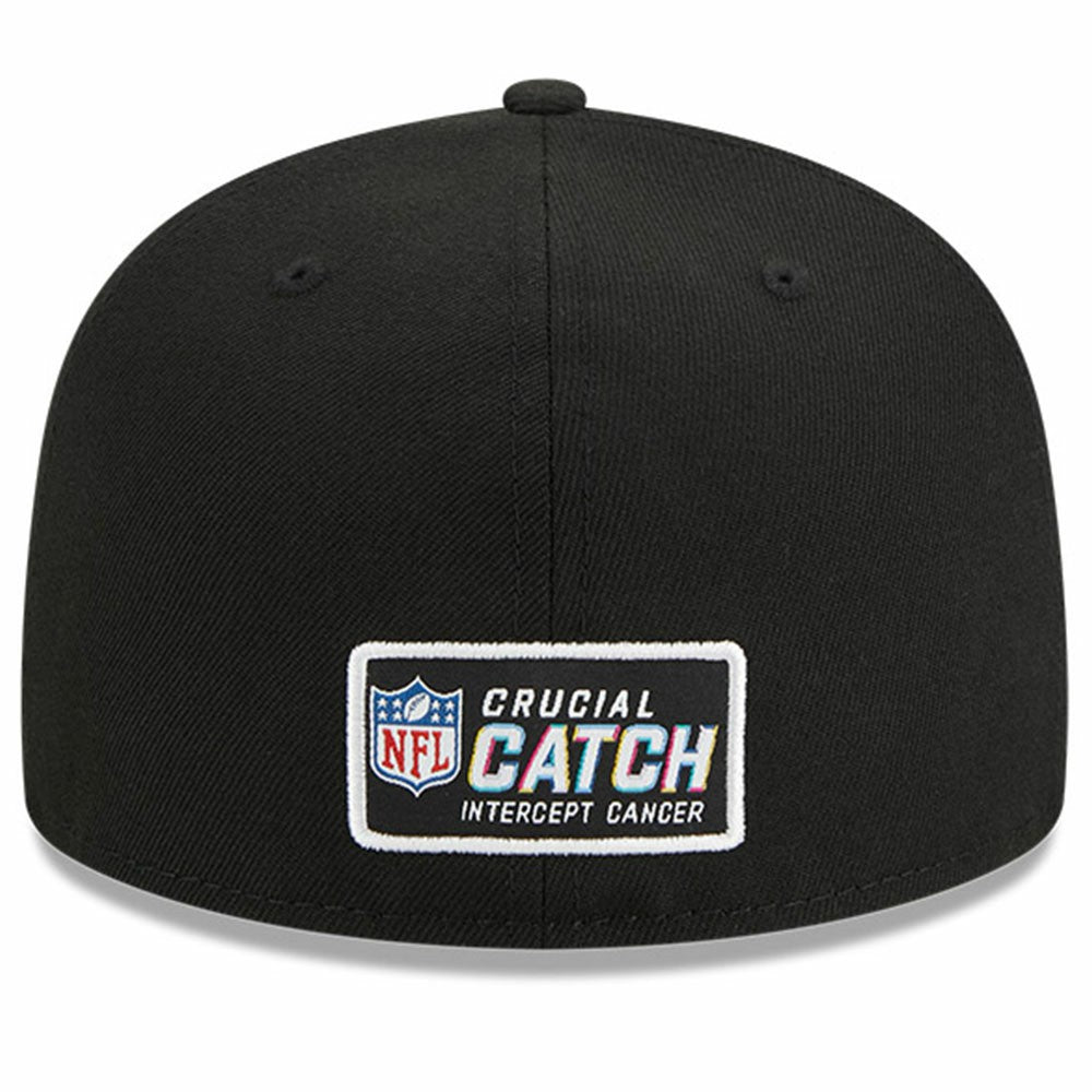 Green Bay Packers New Era 2023 NFL Crucial Catch 59FIFTY Fitted Hat - Black Hats
