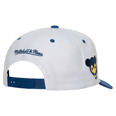 Chicago Cubs Mitchell & Ness Cooperstown Collection Pro Crown Snapback Hat - White Hats