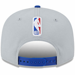 Golden State Warriors Tip-Off Two-Tone 9FIFTY Snapback Hat Gray/Royal - New Era