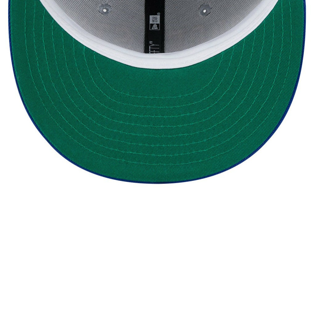 Golden State Warriors Tip-Off Two-Tone 9FIFTY Snapback Hat Gray/Royal - New Era
