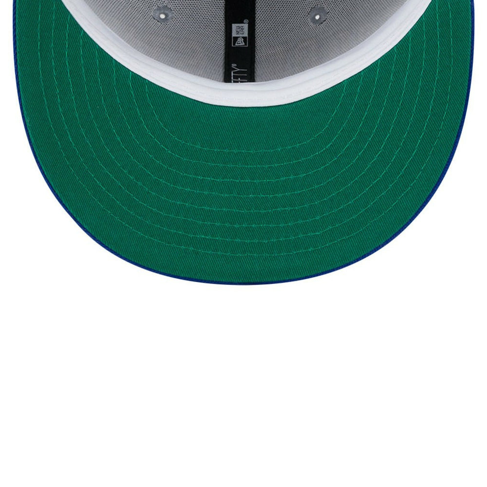 Golden State Warriors Tip-Off Two-Tone 9FIFTY Snapback Hat Gray/Royal - New Era