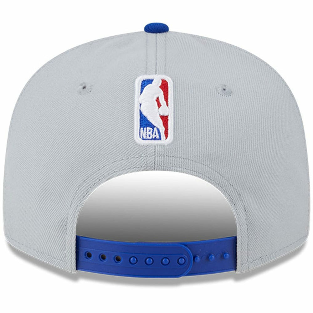 Philadelphia 76ers Tip-Off Two-Tone 9FIFTY Snapback Hat Gray/Royal - New Era