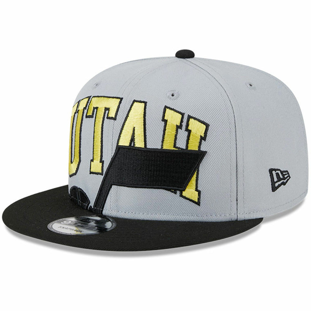 Utah Jazz Tip-Off Two-Tone 9FIFTY Snapback Hat Gray/Black - New Era