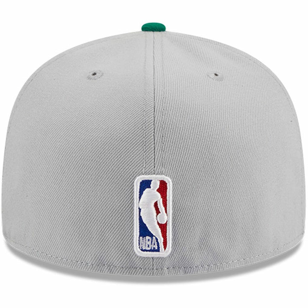 Boston Celtics Tip-Off Two-Tone 59FIFTY Fitted Hat Gray/Kelly Green - New Era