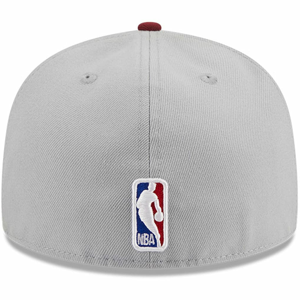 Cleveland Cavaliers Tip-Off Two-Tone 59FIFTY Fitted Hat Gray/Wine - New Era