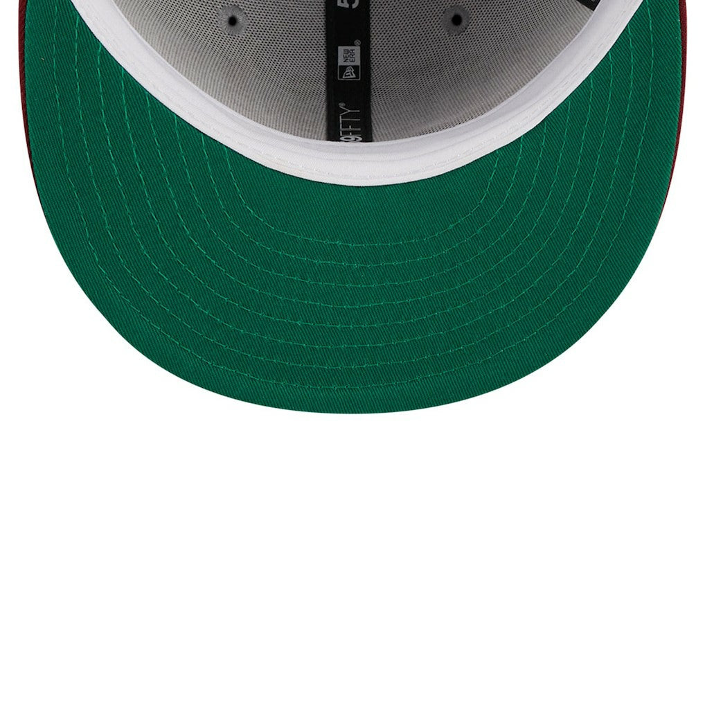 Cleveland Cavaliers Tip-Off Two-Tone 59FIFTY Fitted Hat Gray/Wine - New Era