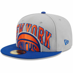 New York Knicks Tip-Off Two-Tone 59FIFTY Fitted Hat Gray/Blue - New Era