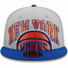 New York Knicks Tip-Off Two-Tone 59FIFTY Fitted Hat Gray/Blue - New Era