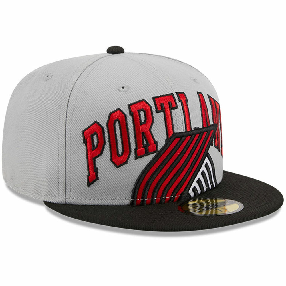 Portland Trail Blazers Tip-Off Two-Tone 59FIFTY Fitted Hat Gray/Black - New Era