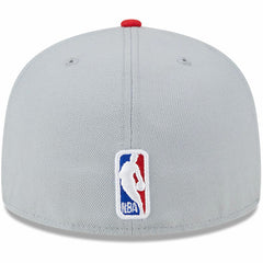 Toronto Raptors Tip-Off Two-Tone 59FIFTY Fitted Hat Gray/Red - New Era outlet