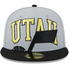 Utah Jazz Tip-Off Two-Tone 59FIFTY Fitted Hat Gray/Black - New Era outlet