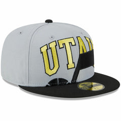 Utah Jazz Tip-Off Two-Tone 59FIFTY Fitted Hat Gray/Black - New Era outlet