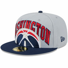 Washington Wizards Tip-Off Two-Tone 59FIFTY Fitted Hat Gray/Navy - New Era