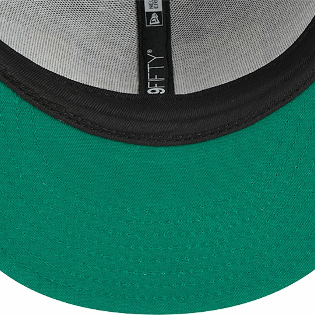 Chicago Bulls Post-Up Pin Mesh 9FIFTY Snapback Hat Black - New Era