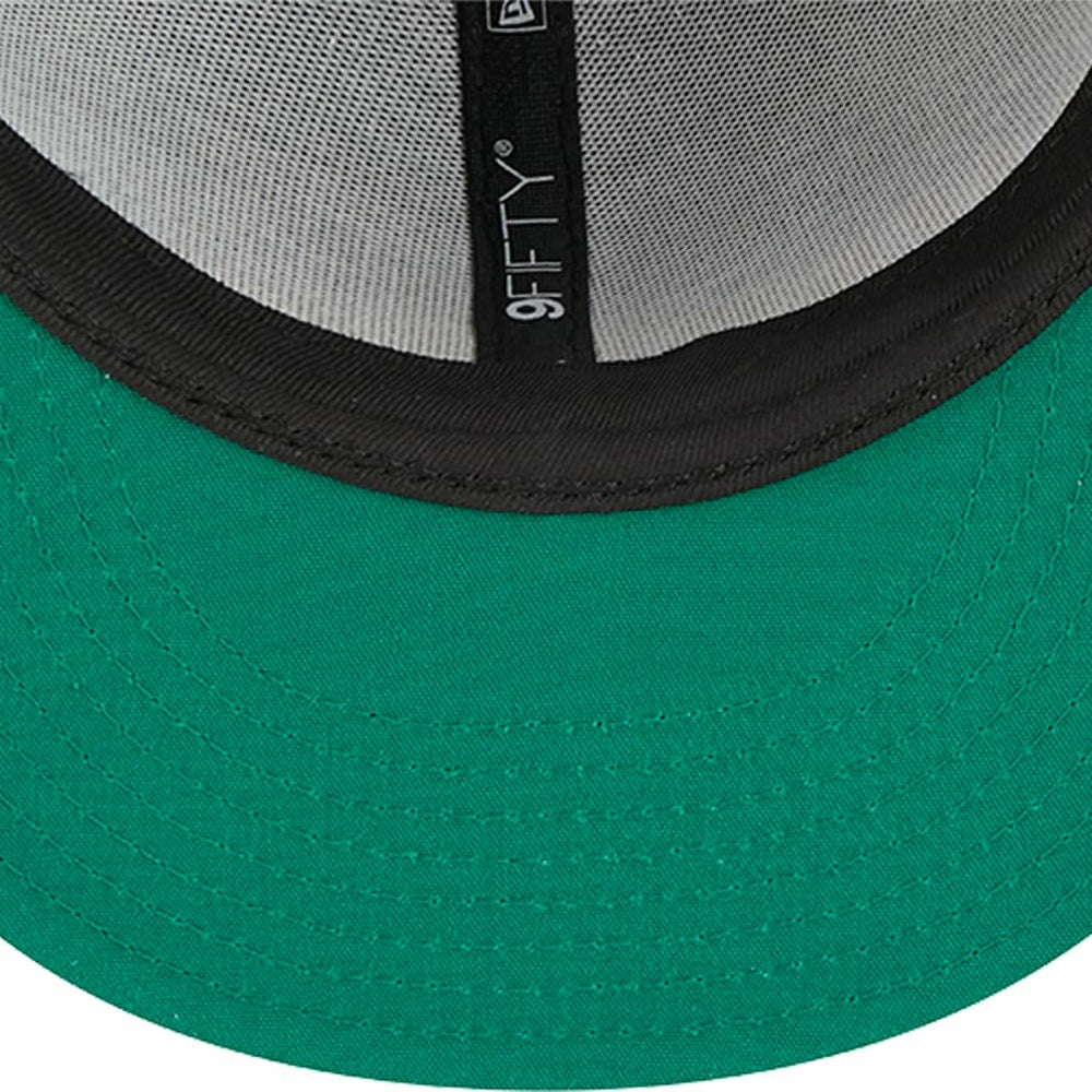 Golden State Warriors Post-Up Pin Mesh 9FIFTY Snapback Hat Black - New Era