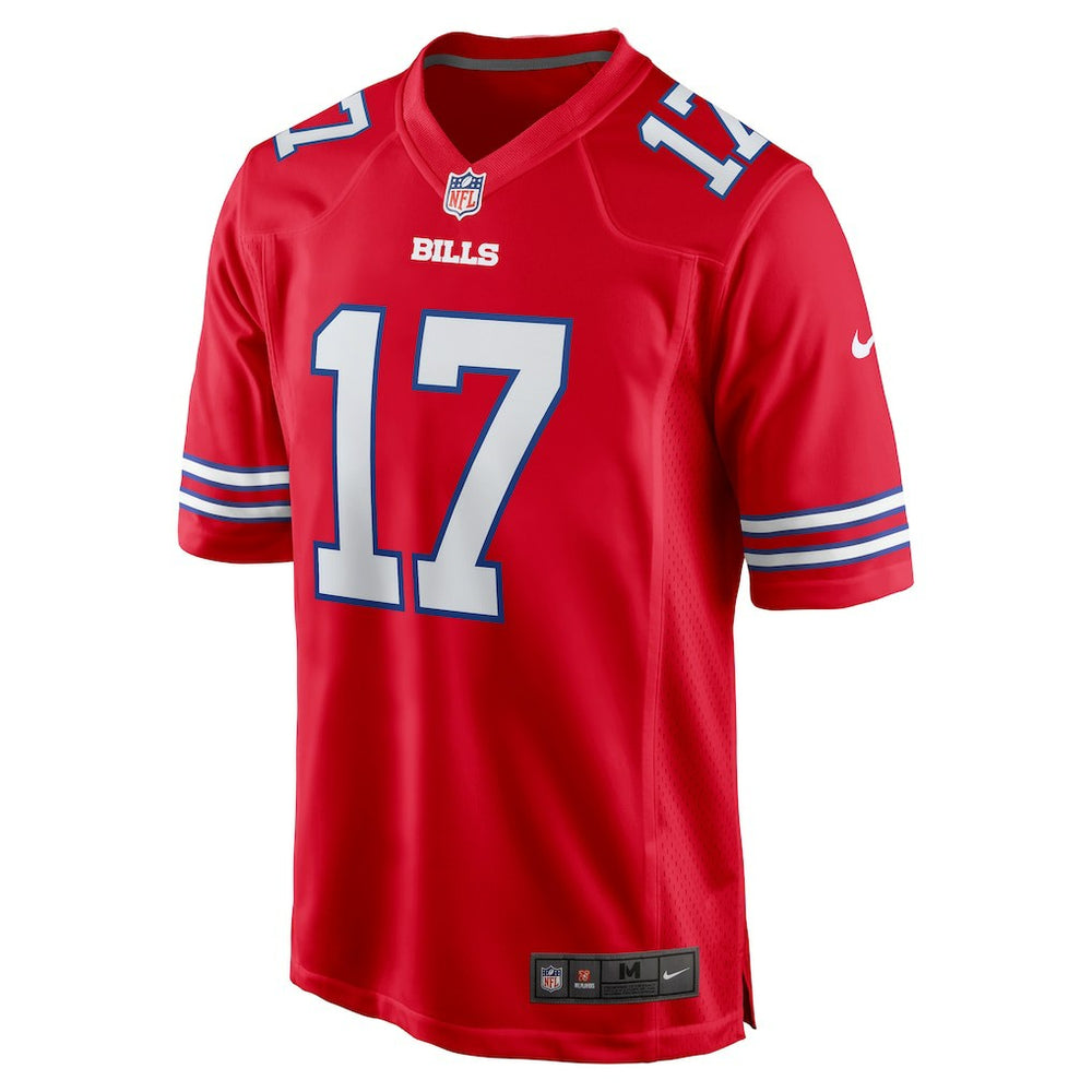 Josh Allen Buffalo Bills Alternate Game Jersey - Red Jerseys
