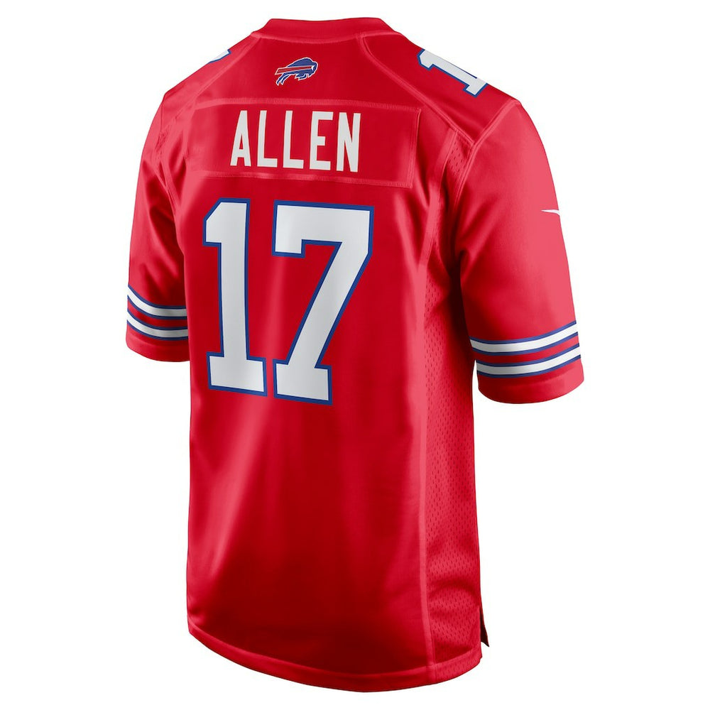 Josh Allen Buffalo Bills Alternate Game Jersey - Red Jerseys