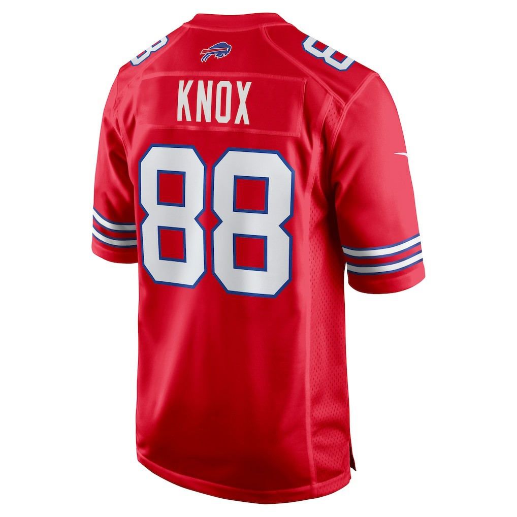 Dawson Knox Buffalo Bills Alternate Game Jersey - Red Jerseys