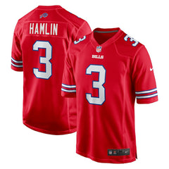 Damar Hamlin Buffalo Bills Alternate Game Jersey - Red Jerseys