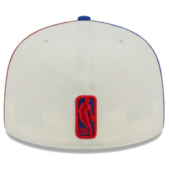 Philadelphia 76ers Piped Pop Panel 59FIFTY Fitted Hat Cream - New Era