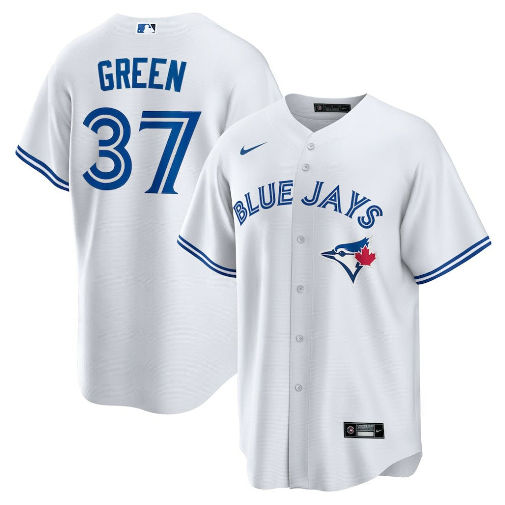 Chad Green Toronto Blue Jays Nike Home Replica Player Jersey - White Jerseys