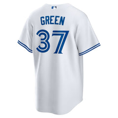 Chad Green Toronto Blue Jays Nike Home Replica Player Jersey - White Jerseys