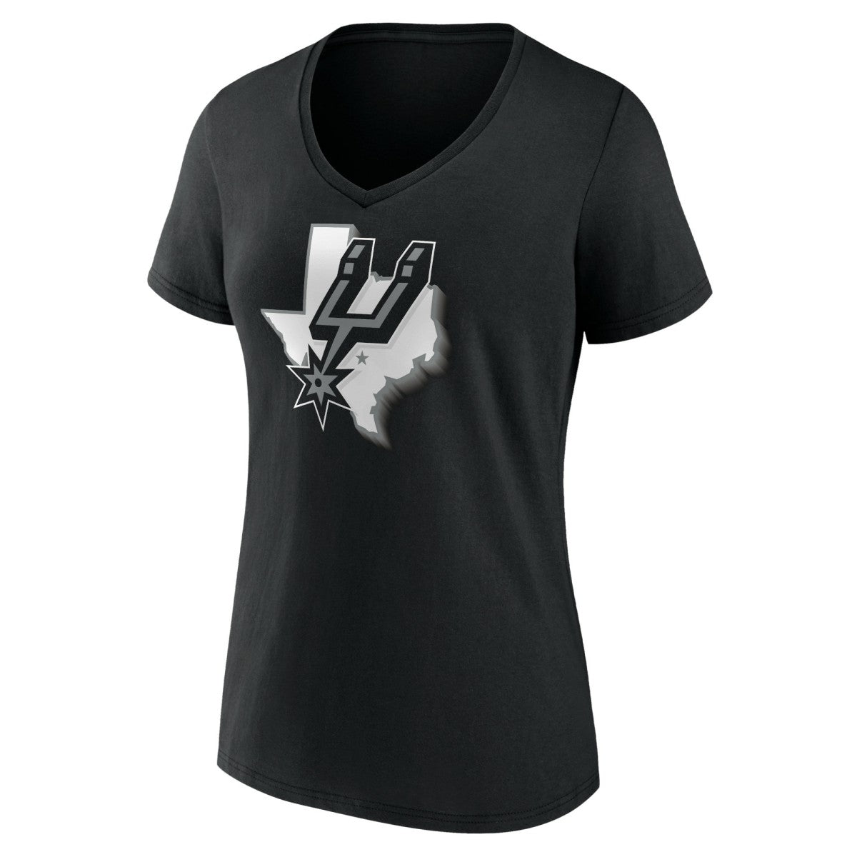 San Antonio Spurs Women's Team Pride V-Neck T-Shirt Black outlet