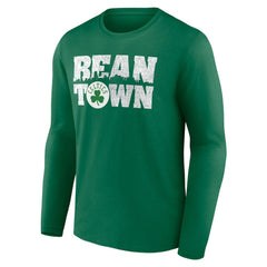 Boston Celtics Announcer Long Sleeve T-Shirt Kelly Green