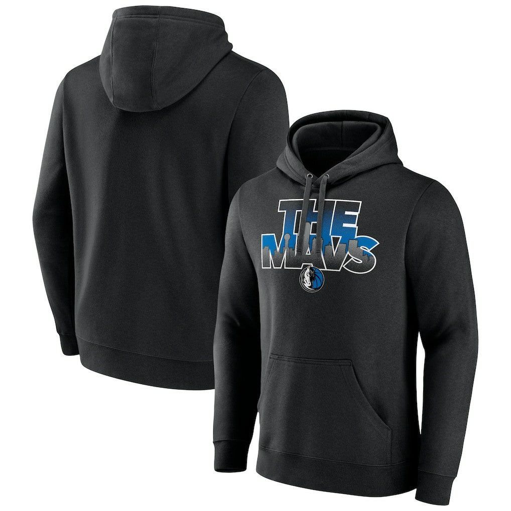 Dallas Mavericks Announcer Pullover Hoodie Black