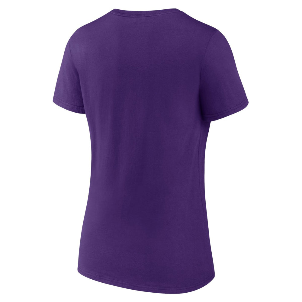 Los Angeles Lakers Women's Announcer V-Neck T-Shirt Purple outlet