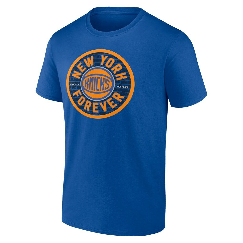New York Knicks Huddle T-Shirt Blue