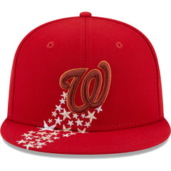 Washington Nationals New Era  Meteor 59FIFTY Fitted Hat - Red Hats