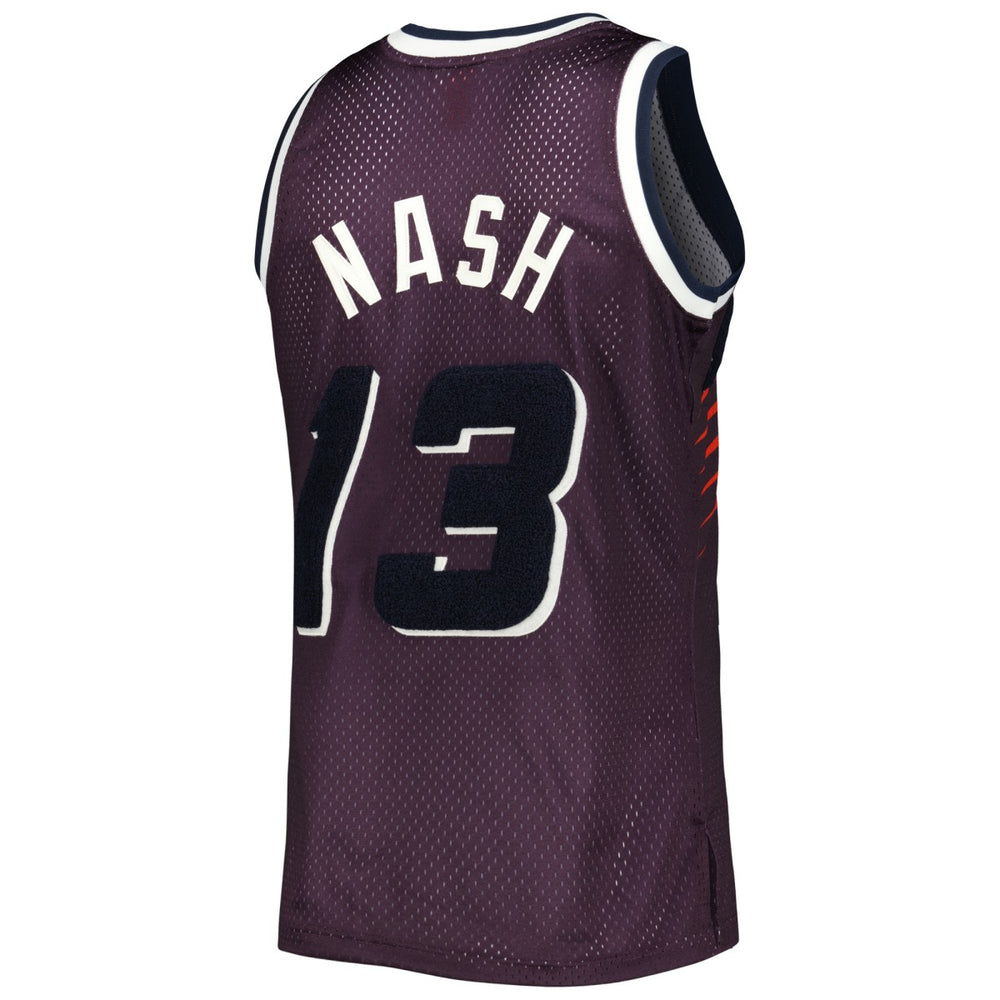 Steve Nash Phoenix Suns 1996/97 Hardwood Classics Off-Court Swingman Jersey Purple - Mitchell & Ness