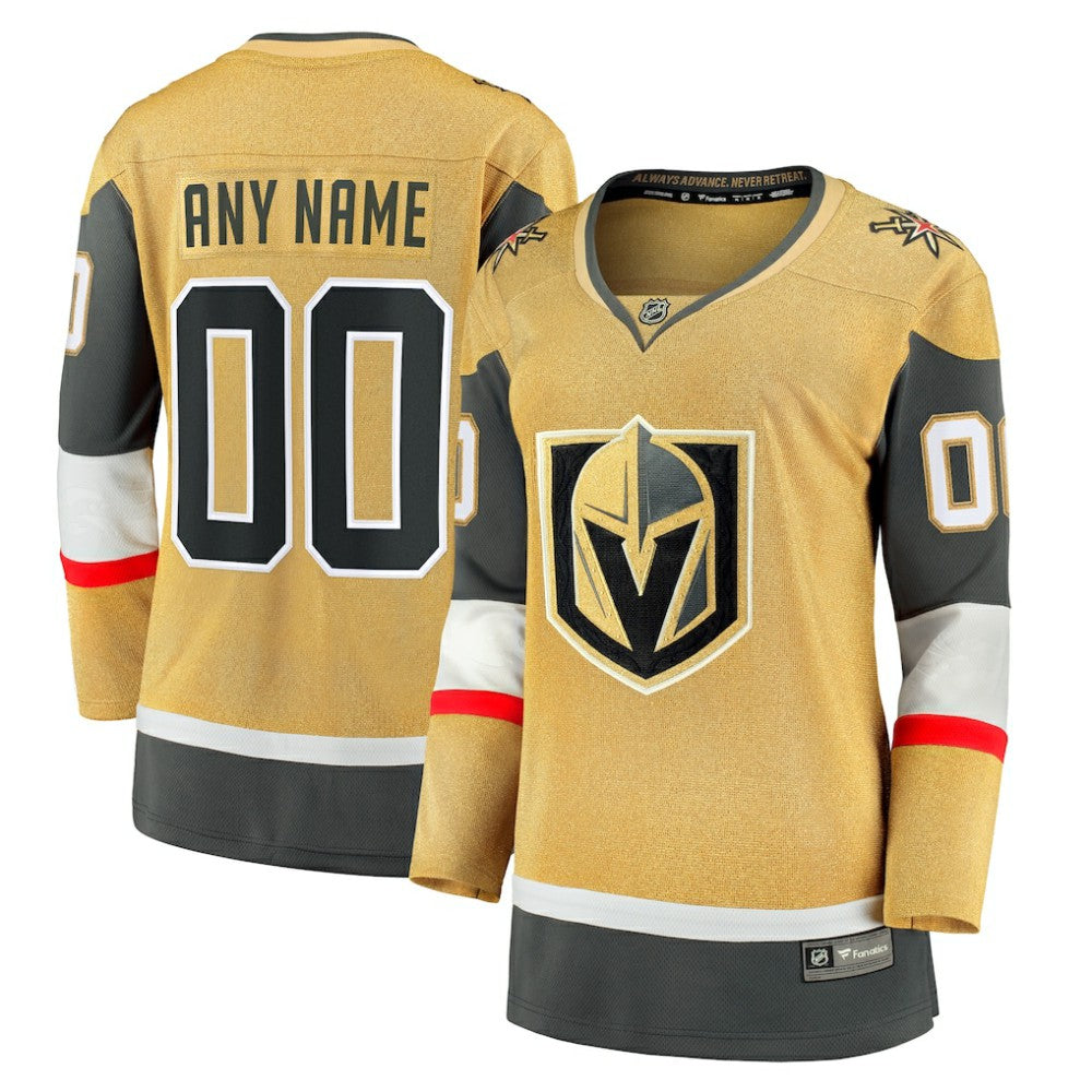 Vegas Golden Knights Fanatics Women's Home Breakaway Custom Jersey - | US 200029976