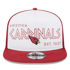 Arizona Cardinals New Era Banger 9FIFTY Trucker Snapback Hat - White/Cardinal Hats