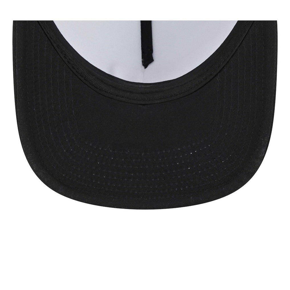 Las Vegas Raiders New Era Banger 9FIFTY Trucker Snapback Hat - White/Black Hats