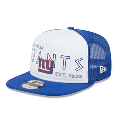 New York Giants New Era Banger 9FIFTY Trucker Snapback Hat - White/Royal Hats