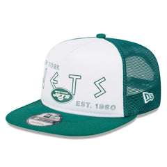 New York Jets New Era Banger 9FIFTY Trucker Snapback Hat - White/Green Hats