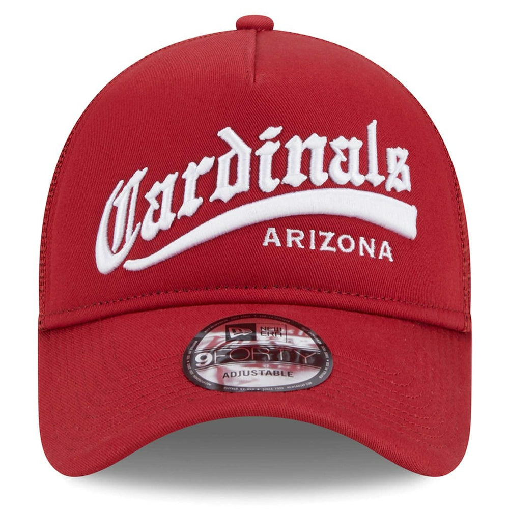 Arizona Cardinals New Era Caliber Trucker 9FORTY Adjustable Hat - Cardinal Hats