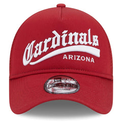 Arizona Cardinals New Era Caliber Trucker 9FORTY Adjustable Hat - Cardinal Hats