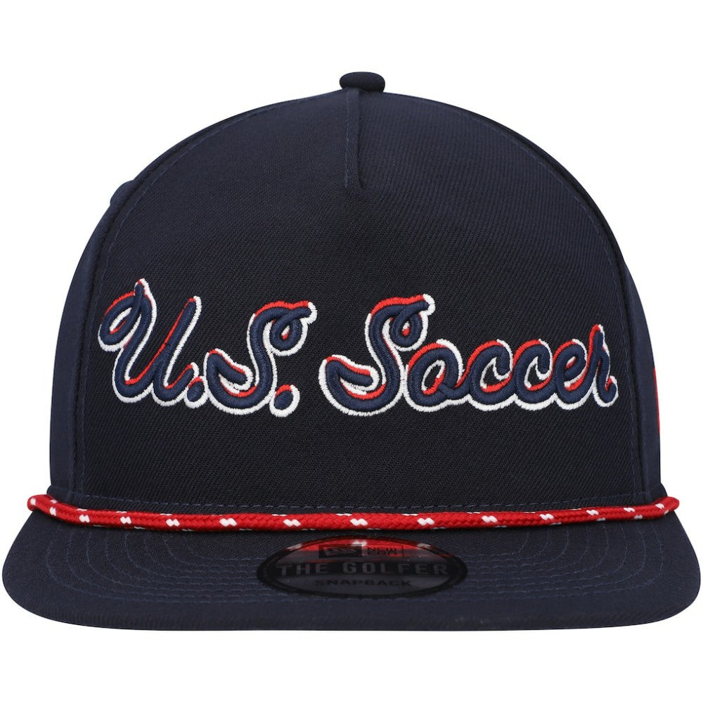 USMNT New Era Script Golfer Adjustable Hat Navy - New Era outlet