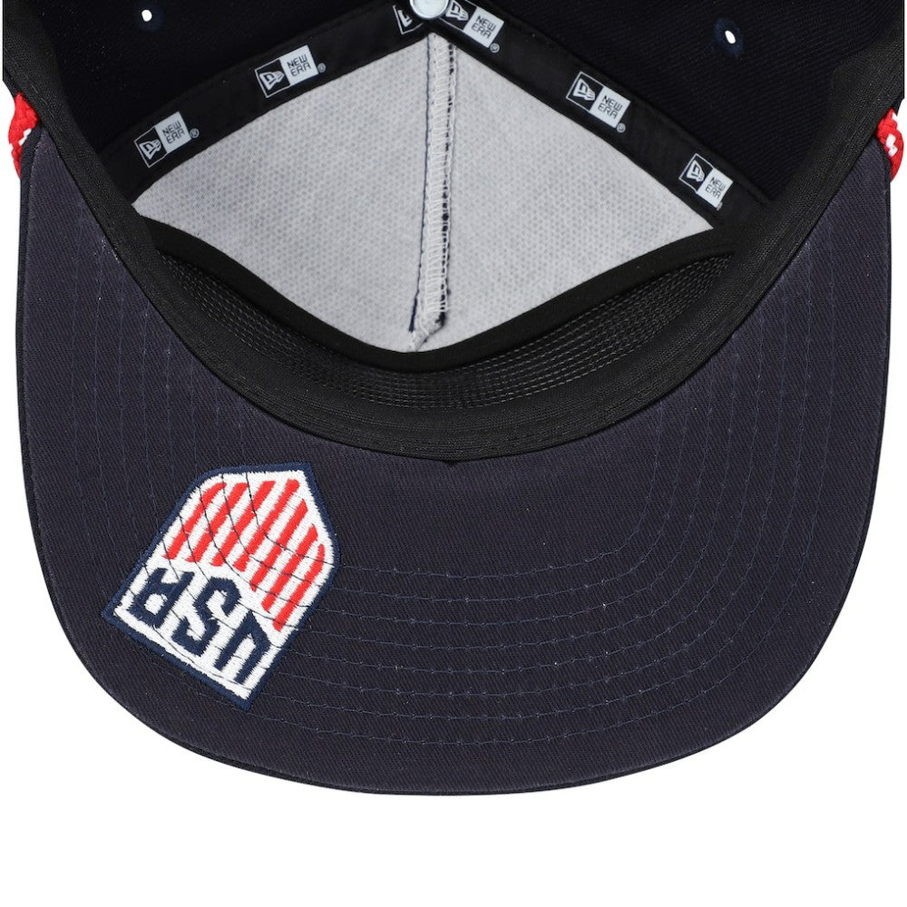 USMNT New Era Script Golfer Adjustable Hat Navy - New Era outlet