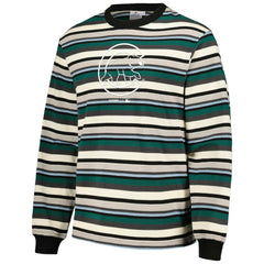 Chicago Cubs PLEASURES Ballpark Long Sleeve T-Shirt - Cream/Green T-shirts