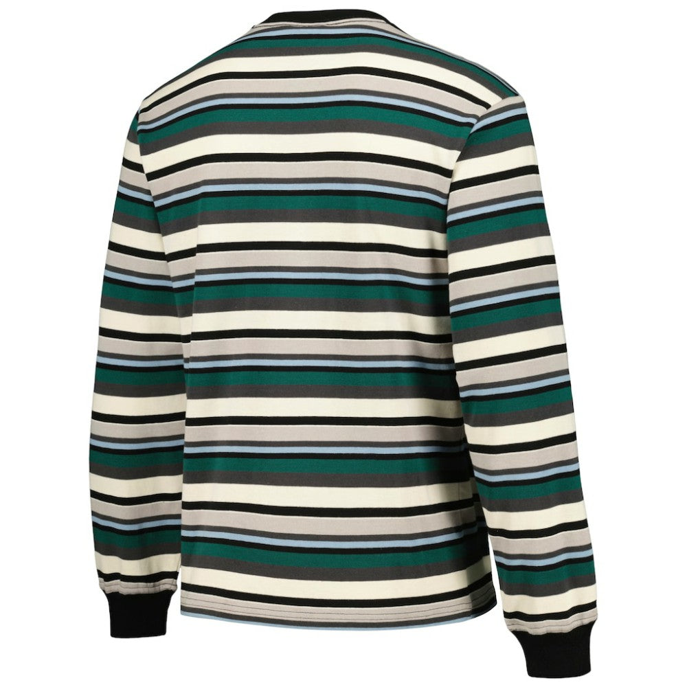 Chicago Cubs PLEASURES Ballpark Long Sleeve T-Shirt - Cream/Green T-shirts