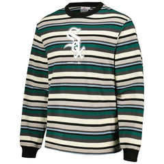 Chicago White Sox PLEASURES Ballpark Long Sleeve T-Shirt - Cream/Green T-shirts